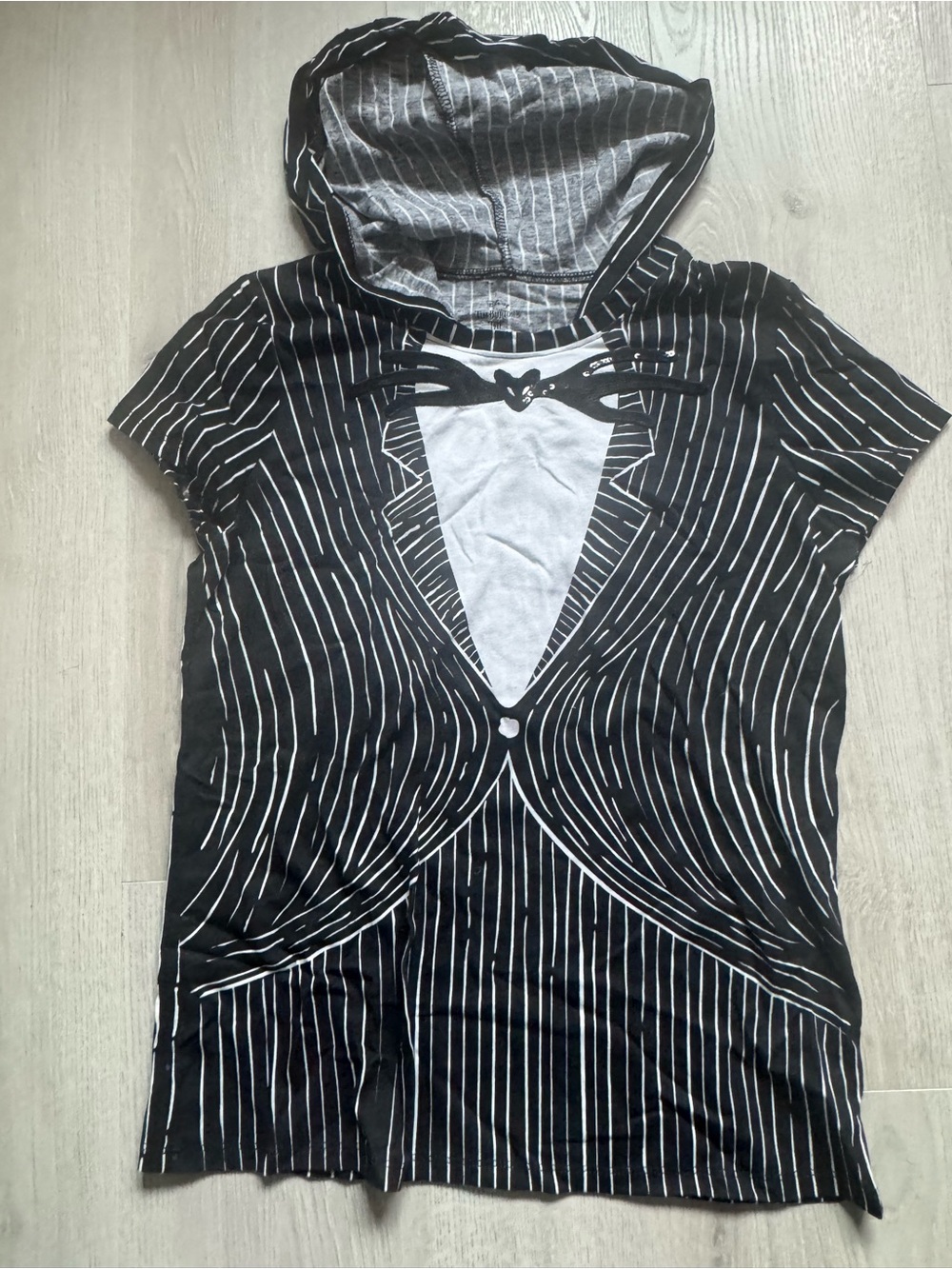 NWOT Disney x Nightmare Before Christmas | Jack Skellington Tee Hoodie | sz M